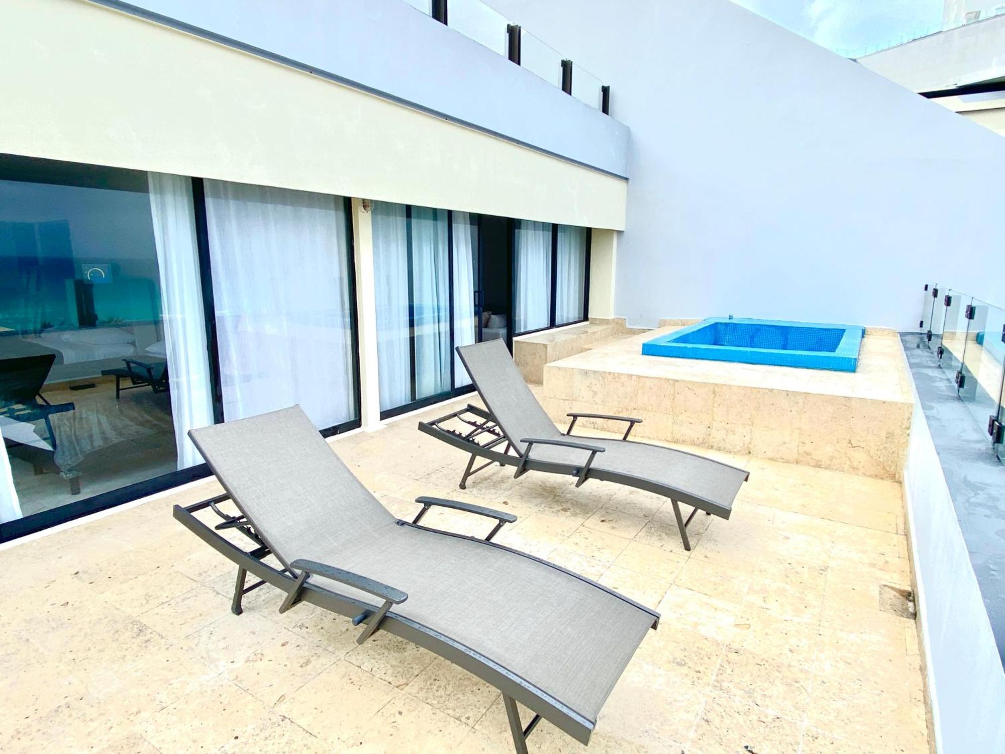 Condo In Ocean Front Resort Cancún Zimmer foto